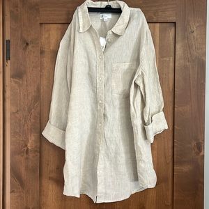 Gap 100% linen button up.